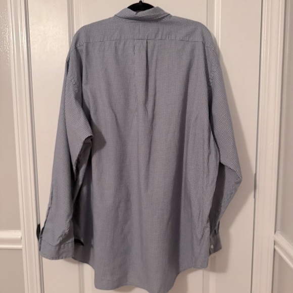 Ralph Lauren Men’s Blue Checked XXL Button Down Shirt - Picture 2 of 6